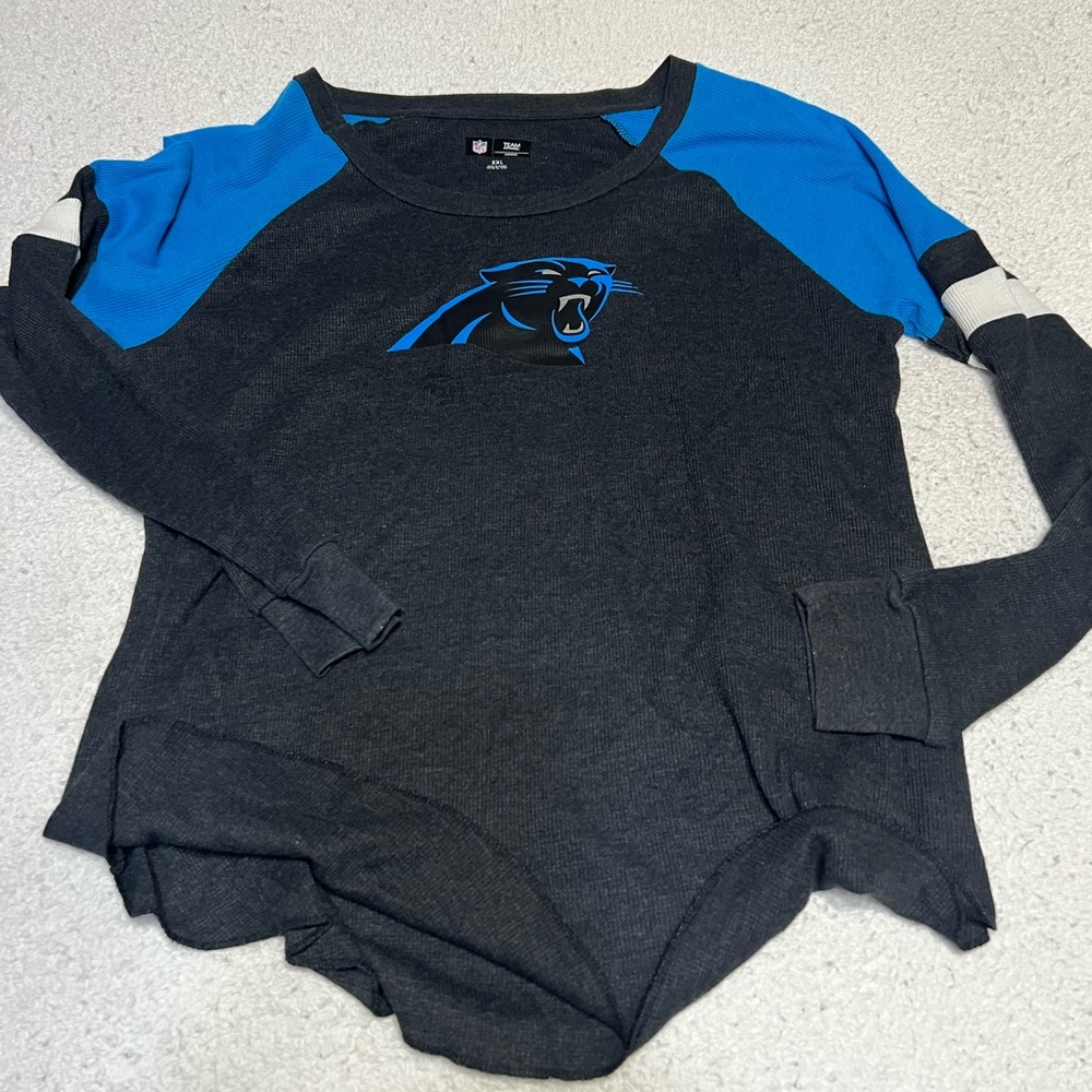 Women's Long Sleeve Tee - Black and Blue